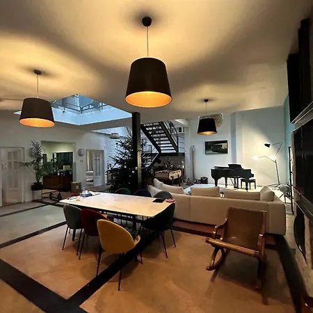 Large Architect-designed House With Rooftop Apartment Paris