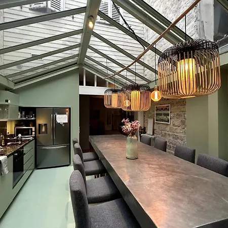 Large Architect-designed House With Rooftop Apartment Paris